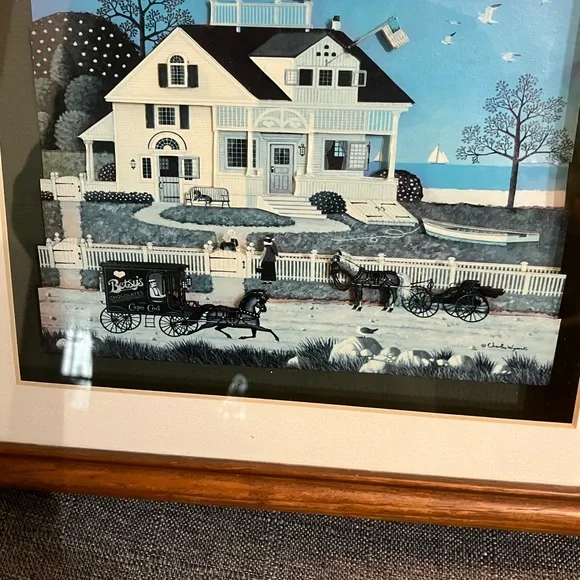 Charles Wysocki and Linda Nelson Stokes Framed Puzzles